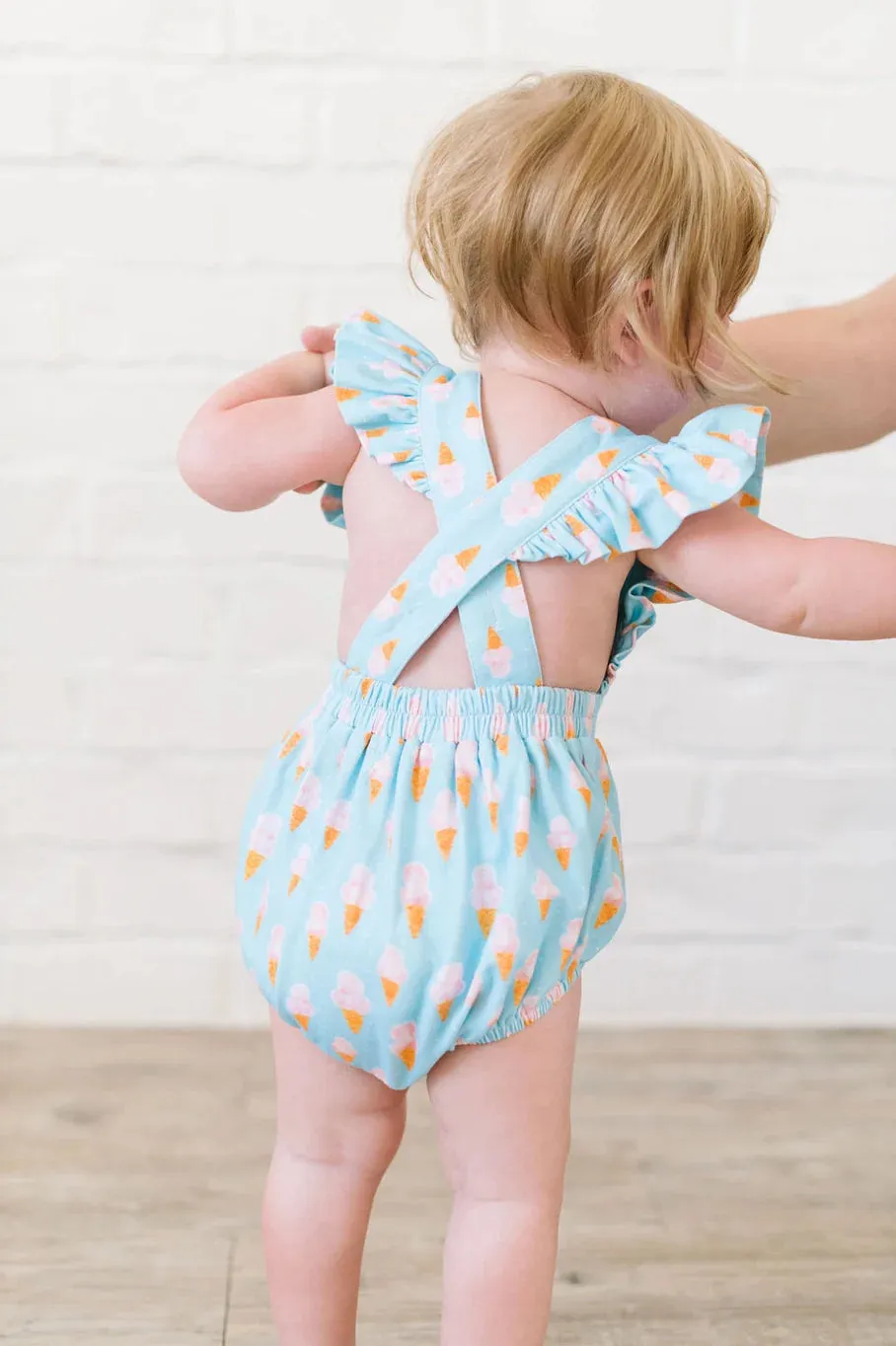 Emmy Romper in Ice Cream Dreams 